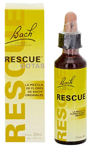 Bach - Rescue Gotas, Complemento Alimenticio con Flores de Bach, 20 ml