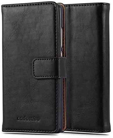 Cadorabo Funda Libro para Huawei P8 Lite 2015 en Negro Grafito - Cubierta Proteccíon con Cierre Magnético, Tarjetero y Función de Suporte - Etui Case Cover Carcasa
