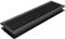 KOTARBAU® Rejilla de ventilación 13,5 x 48,8 cm Rejilla de extracción de aire Negro Ventilación de Puerta Baño Rejilla de láminas de plástico Rectangular Resistente