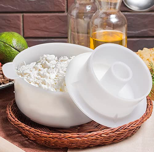 SHSH trade group Gouda Grand moule à fromage à pâte dure pour presse | Lait de présure de vache et de chèvre | Fabrication de fromage à partir de lait de vache et de chèvre | Kits et fournitures de