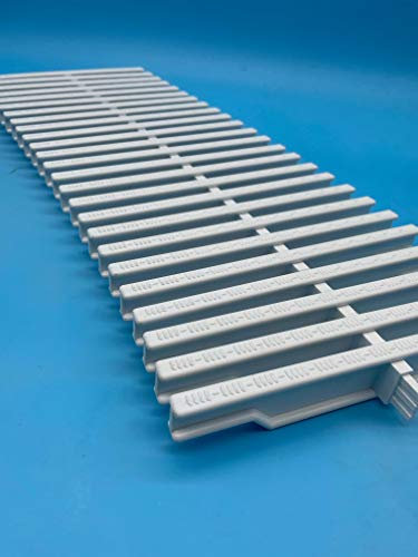 PI Rejilla Biselada 245mm x 22mm Piscina | Rejilla Trasversal Adaptable a Curvas | Medidas Universales | Compatible con Rejillas Astral | PoolIberica (1 Unidad)