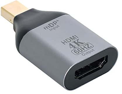 Cablecc Mini DisplayPort DP Source to HDMI Sink Displays 4K@60hz Ultra HD Converter Adapter for Laptop Mac