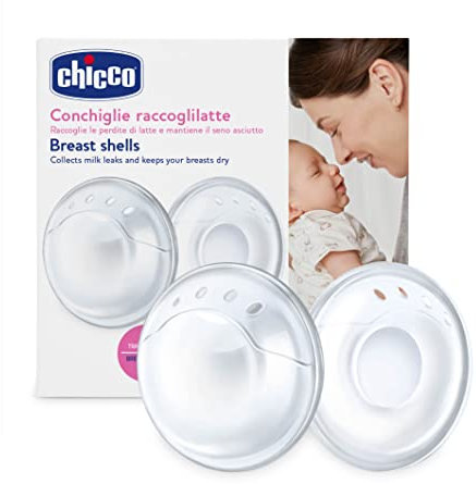 Conchiglie Raccoglilatte, in morbido Silicone, si adattano alla forma del Seno, 2 pz