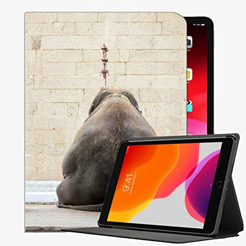 Für iPad Case Fit 2018/2017 iPad 9.7 6. / 5. Generation, Mann Elefant Indien Urlaub Style8 Case Slim Shell-Abdeckung für iPad 9,7 Zoll