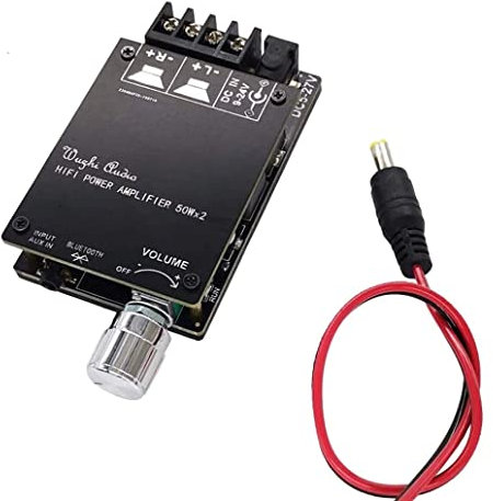 Fasizi HiFi Wireless Bluetooth 5.0 TPA3116 Digital Power Audio Amplifier Board TPA3116D2 50WX2 Stereo AMP Amplificador Home Theater