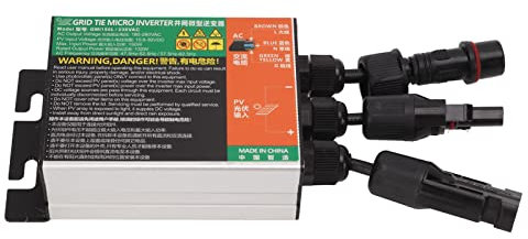 Solar Grid Tie Inverter, 150 W 230 V Reiner Sinus-Solar-Wechselrichter 10,8 V Bis 30 V DC-Eingang zu AC 180 V Bis 280 V Ausgang Mikro-Wechselrichter