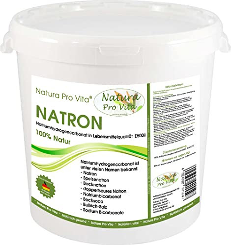 KH-Plus hebt Carbonathärte im Teich Natron für eine intakte Teichbiologie gesunde Fische erhöht Wasserhärte im Koiteich PH-Puffer KH-stabil Natura Pro Vita Natron Lebensmittelqualität 5kg Eimer