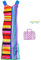 Barbie Fashion Pack – HJT22 – Puppenkleidung – Langes Kleid mit Grafik, Handtasche und Sonnenbrille