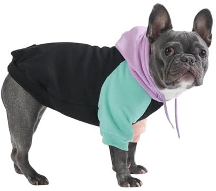 Spark Paws Hunde Kapuzenpullover – Premium-Qualität, butterweich, hervorragender Komfort und Passform, beruhigende Fleece-Innenseite, geeignet für alle Rassen - Cyber Punk - XL