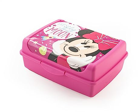Lulabi Minnie Cosmo Brotdose, Polypropylen, 17 x 13 x 6,5 cm