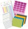 Großes SinnWunder® Planer-Sticker Set mit 754 Aufklebern für Monate, ABC, Haushalt, Mülltermine und transparente Sticky-Dots - Rosa