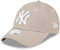 New Era MLB Baseball Kappe Damen Frauen Mädchen New York Yankees 9Forty Cap verstellbar Strapback Hellbraun - One-Size