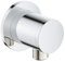 GROHE Vitalio Universal Wall Union with Shower Outlet Elbow 1/2 Inch Male Thread for Shower Hose, Chrome, 26963001
