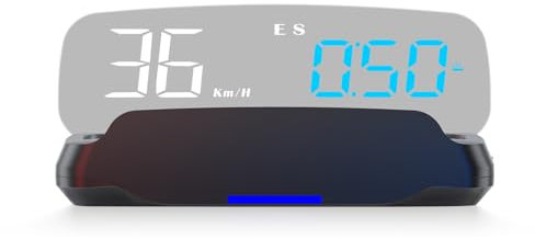 Shkalacar 5,2 Zoll Head Up Display, Digitaler Tachometer Unterstützung Übergeschwindigkeitsalarm, Müdigkeit Fahrerinnerun, zeigt Geschwindigkeit, Zeitanzeige, GPS Tachometer für Auto