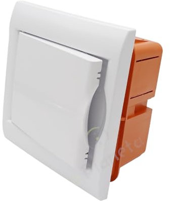 Quadro elettrico da incasso da 2 a 4 moduli centralino con sportello bianco per interruttori DIN IP40