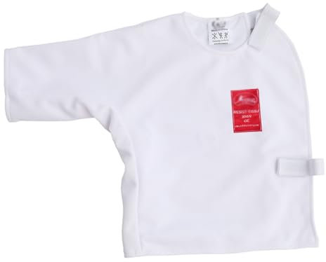 DJJYCTNM Fechtweste, Fechttrainingsausrüstung für Kinder und Erwachsene, Unisex-Unterarmschutz/Fechtplastron (Color : Right Hand, Size : M)