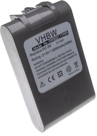 vhbw 1x Batterie Remplacement pour Dyson 967810-23, 967810-21 pour Robot électroménager (2000mAh, 21,6V, Li-ION)