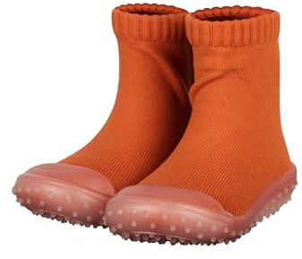 Sterntaler Adventure Socks uni - Mädchen Socken mit transparenter, rutschfester Gummisohle - schnelltrocknendes Material, für Indoor und Outdoor - mattrot, Größe 20