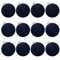 Samt-Weihnachtsschmuck, bruchsicher, große Weihnachtskugeln, Weihnachtsdekoration, Weihnachtsbaumschmuck-Set, Weihnachtskugeln, Urlaub, Party, hängende Heimbüro-Dekoration, Blau, 12 Stück