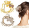NHQ 2 Pinze per Capelli in Metallo,Mollettone Capelli Donna,Forma di un Simpatico Gattino,Antiscivolo,Dalla Presa Forte,Kitty,Alla Moda, per Creare Acconciature,per Donne e Ragazze