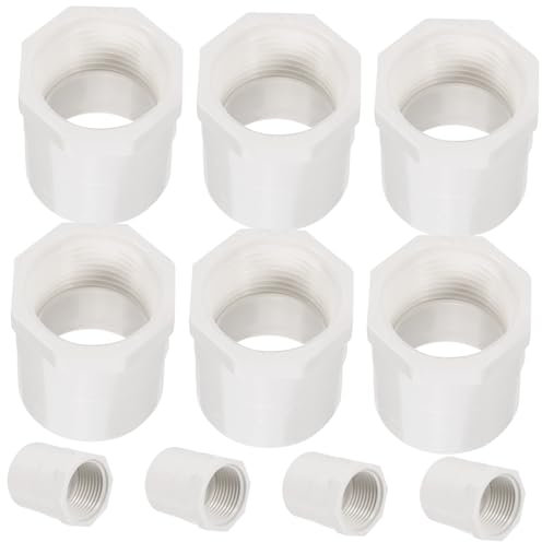 BESPORTBLE 1set Pipe Connector Y Hose Connector Valve Hose Pipe Tube Inflator Hose Nozzle Submersible Water Pump Connector Hose Air Hose Sink Drain Pipe Adapter Drain Tube Fittings Pvc 10pcs