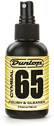 Jim Dunlop | 6434 Formula 65 Cymbal 65 Cleaner 118 ml, Prodotto per Pulizia Piatti Batteria, Bottiglietta 4 oz