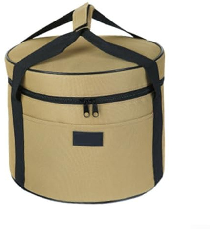 Outdoor Camping Storage Bag, Pot Carry Bag With Handle, Picnic Bags For Camping Outdoor Picnic Adventures(Mud)