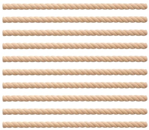 Lot de 10 planches en bois moulées et découpables en bois non pour placard, étagère de fenêtre, porte, miroir, commode