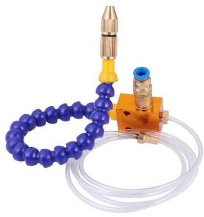 Hoement Schmierspraysystem Sprühdüse Nebelkühlmittel zur Präzisen Bearbeitung aus Kunststoff und Aluminiumlegierung für Präzisen Bearbeitung mit Einstellbarem Kühlmittel Cnc Drehmaschinen