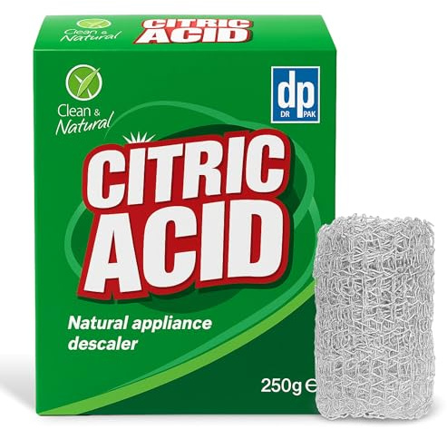 Ferwizz Kettle Descaler & Limescale Remover – Granulated Citric Acid Descaler for Kettles, Shower Heads & Washing Machines – Simple Deep-Clean Solution for Hard Water Build-Up