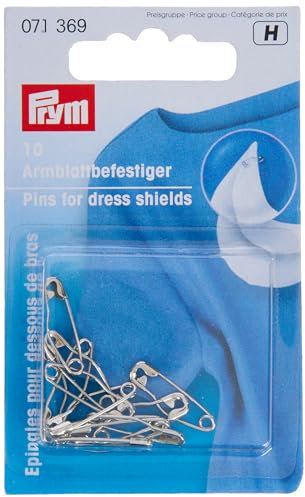 Prym 071369 Armblattbefestiger, Messing, silberfarbig, 19mm 071369-1