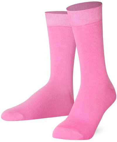 MySocks Plaine Cheville Chaussettes, Rose, 40-45