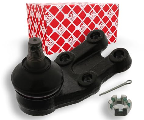 febi bilstein 41854 Traggelenk mit Kronenmutter und Splint, 1 Stück | Kompatibel mit: HYUNDAI H-1 / STAREX Bus, H-1 Kasten, H-1 Pritsche/Fahrgestell