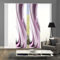 Home Fashion 94148 4er-Set Schiebegardinen ONDA Blickdicht & transparent 245x60 cm, Farbe:Beere