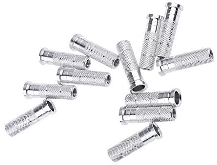 Gazechimp Bogensport Zubehör - Aluminium Pfeil Inserts (6.2mm / 6,0mm Auswählbar), 12 Stück Set - 6,2 mm