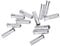 Gazechimp Bogensport Zubehör - Aluminium Pfeil Inserts (6.2mm / 6,0mm Auswählbar), 12 Stück Set - 6,2 mm