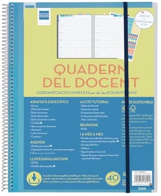 Cahier d'enseignant semaine page catalan