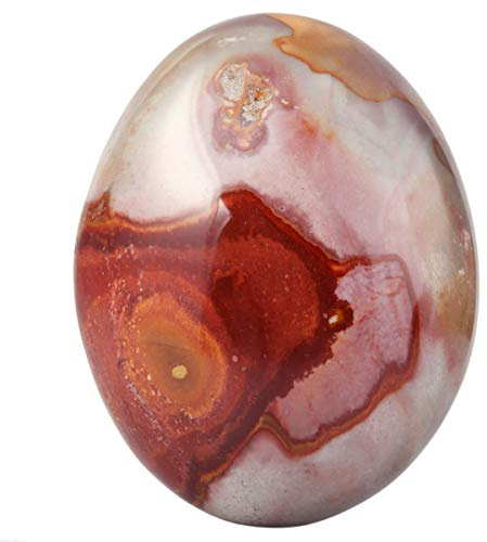 Nupuyai Ozean Jaspis Stein Handschmeichler Edelstein, Naturkristall Massagestein Heilstein Taschenstein Energiestein für Gua Sha Spa Reiki Meditation Haus Deko