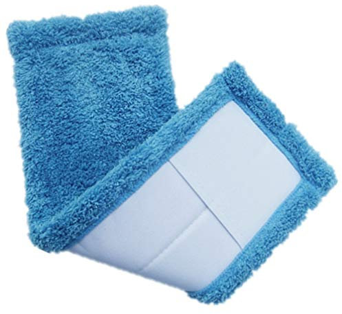 Microfiber Mop Replacement Heads Mop Replacement Pad Mop Replace Heads Coral Mop Pad Mop Head Commercial Replacement Mop Cap Cleaning Accessories Clamshell Washable Mop Cloth