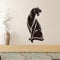 Panther Sitzen Vinyl Wandaufkleber Wild Animal Art Decals Wohnkultur Für Wohnzimmer Küche Aufkleber Badezimmer Decals 60X28Cm