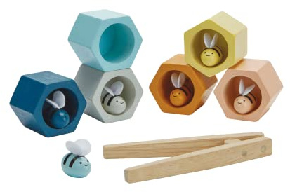 PLAN TOYS UkÄšadanka Plaster miodu z pszczÄlÄškami - barwy sadu
