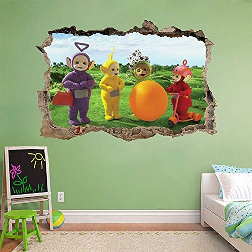 Wandtattoo - Cartoon Anime Wandtattoo Grafik Aufkleber Wohnkultur Kunstwand Kinder 3D Aufkleber für die Wand - Wanddekoration - 80x125cm