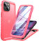Cozycase for iPhone 13 Waterproof Shockproof Pink Case - Unbreakable/Heavy Duty/Front and Back 360 Full Body Protective Underwater Dustproof Case