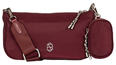 Becksöndergaard Tasche Damen Macie Bag in Lila (Fig) - Umhängetasche/Crossbody Bag für Frauen aus 100% Recyceltem Polyester mit Reißverschluss - L:26 x B:16 x T:10 cm