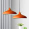 bamyum Champion Pendelleuchte Esstisch 2 Flammig Metall Ø30cm, Hängelampe Esstisch Vintage, Esstischlampe, Lampenschirm Hängelampe, Pendelleuchte Esstisch Hängeleuchte Wohnzimmer Esszimmerlampe Orange