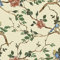 VaryPaper Papier Peint Fleuri Vintage Papiers Peints Autocollants Jaune Clair Oiseaux Feuilles Stickers Meubles Deco Imperméable Papier Vinyle Adhesif Salon Chambre Cuisine Armoire 44.5cmx200cm