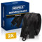 NEUFELD® Reißverschluss in Schwarz 75cm [inkl. GRATIS Stecknadeln & Maßband] - Reissverschluss für Jacken, Taschen, Bettwäsche - Zipper