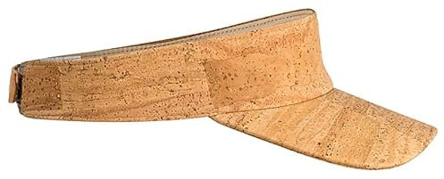 Tennis-Visor aus Kork | Kork-Schirm-Mütze | Visor Cap aus Kork | Kork-Visors | Beige | Natürlich und nachhaltig | Unisex