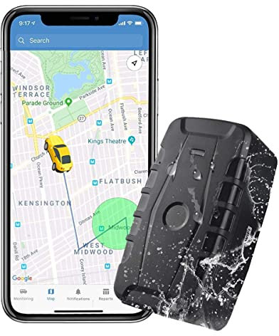 GPS Tracker, Zeerkeer Satellite GPS Locator Powerful Magnet Waterproof Real Time Anti-Theft Tracking Device 240 Days Long Standby 20000mAh Vehicle Car Tracker with Free APP - Worldwide coverage