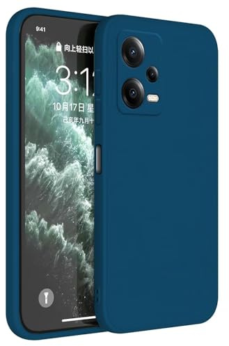 Topme Cover per Redmi Note 12 Pro+ 5G / Redmi Note12 ProPlus (6.67 Inches) Custodia Case, Protezione Della Pelle Della Custodia in Silicone Tpu - Blu zaffiro